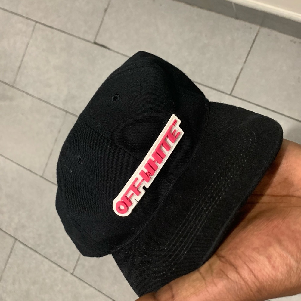 Off White Logo Hat - image 1